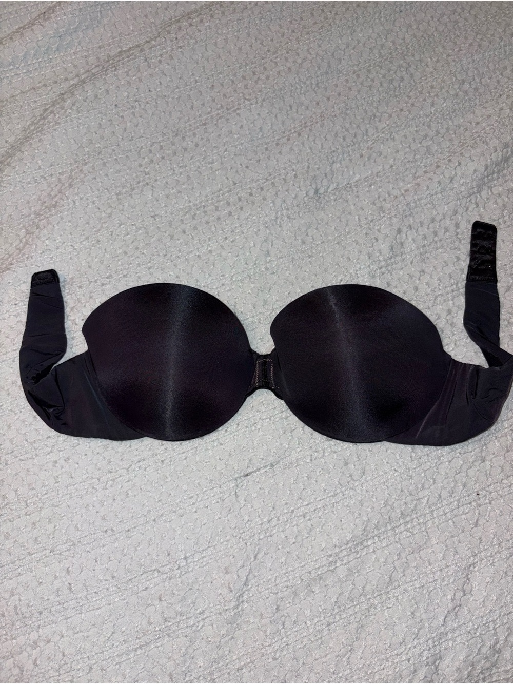 DKNY strapless push up black bra
